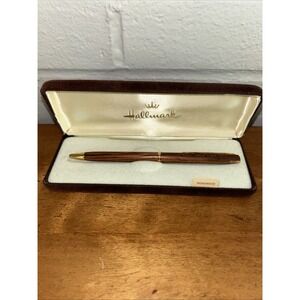 Vtg‎ Rosewood Pen La Salle Engraved Hallmark